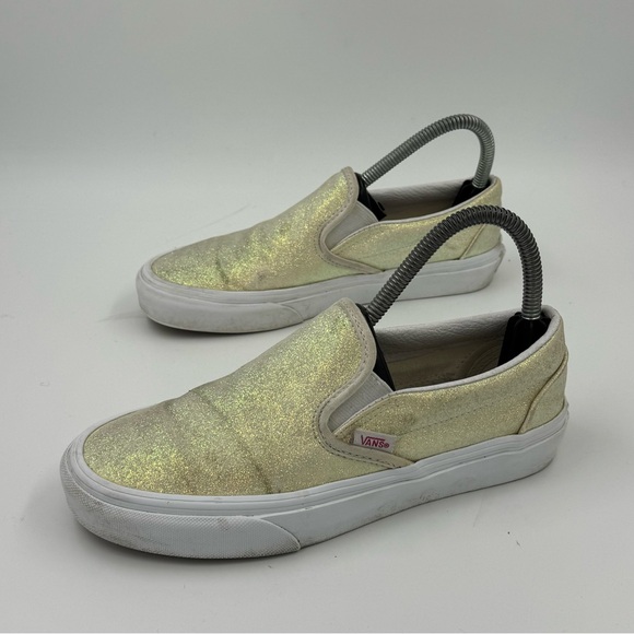 Vans glitter slip on shoes women’s size 6.5 - Picture 1 of 6